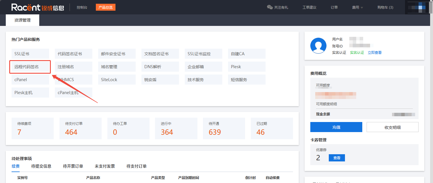 锐成信息中台远程代码签名选项