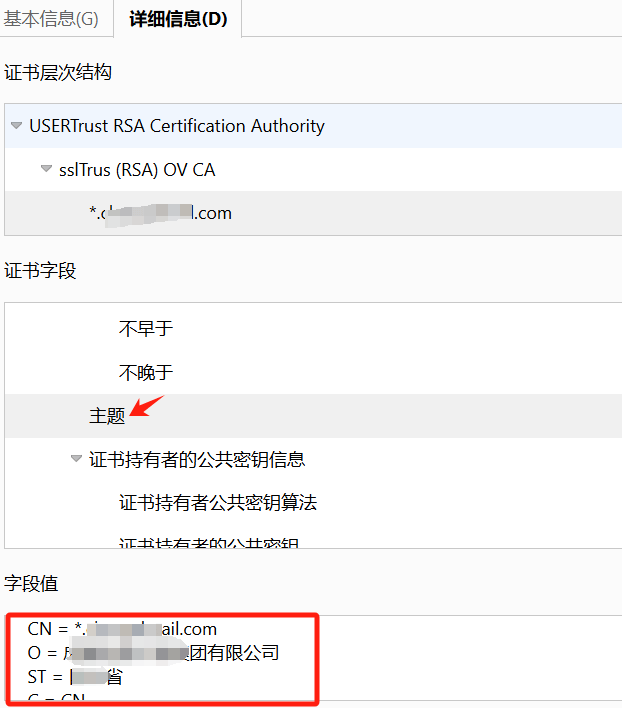 Efecto del certificado SSL